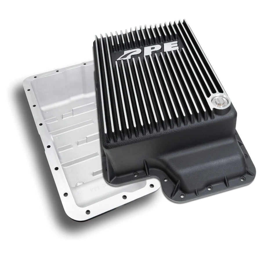 PPE 328051000 Heavy-Duty Aluminum 5R110 Deep Transmission Pan 2003-2010 6.0L/6.4L Powerstroke