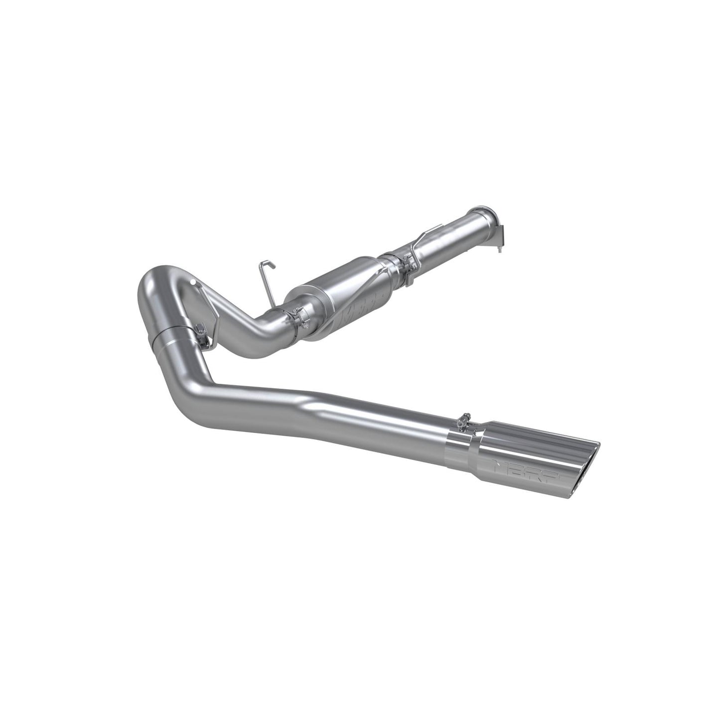 MBRP 4 Inch Cat Back Exhaust System Single Side Exit T409 Stainless Steel For 04-07 Dodge Ram 2500/3500 Cummins MBRP