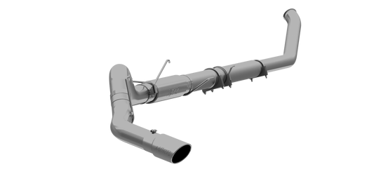 MBRP 5 Inch Turbo Back Single Side Exit Aluminized Steel For 03-04 Dodge Ram 2500/3500 Cummins MBRP