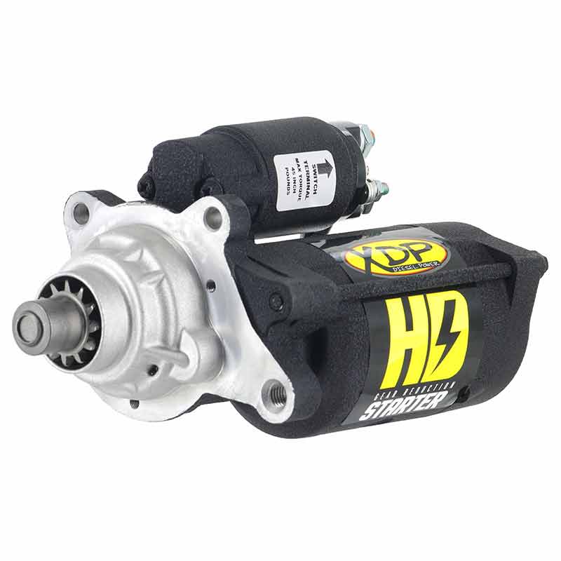 XDP XD255 HD Gear Reduction Starter Wrinkle Black 2003-2007 6.0L Powerstroke