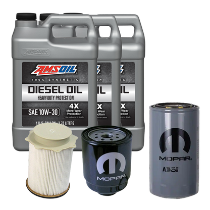 Oil Change Combo w/ Mopar(MO285) 5.9L/6.7L Cummins Oil Filter For 1989-2024 Dodge RAM