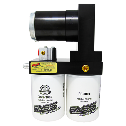 FASS 89-93 Dodge 2500/3500 Cummins 165gph Titanium Series Fuel Air Separation System TS D02 165G