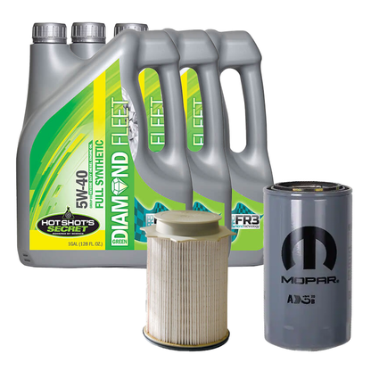 Oil Change Combo w/ Mopar(MO285) 5.9L/6.7L Cummins Oil Filter For 1989-2024 Dodge RAM