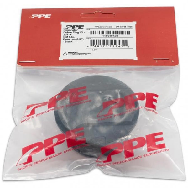 PPE Resonator Delete Plug - Black