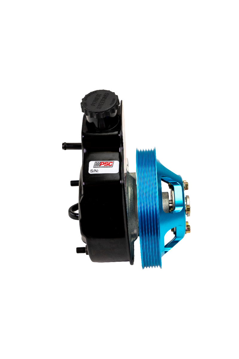 PSC High Performance Power Steering Pump & Pulley Kit (Teal Blue) SP1404PT