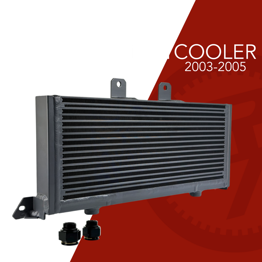 FLUIDYNE HEAVY DUTY TRANSMISSION COOLER – 03-05 LB7/LLY DURAMAX