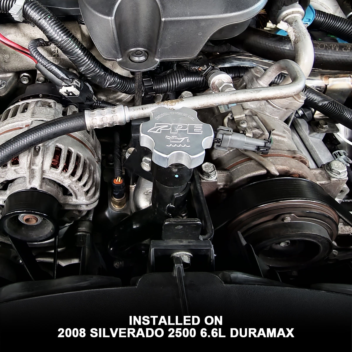 2001-2023 GM 6.6L/3.0L Duramax Billet Aluminum Engine Oil Filler Cap
