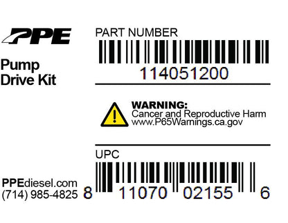 Pump Drive Kit PPE Diesel