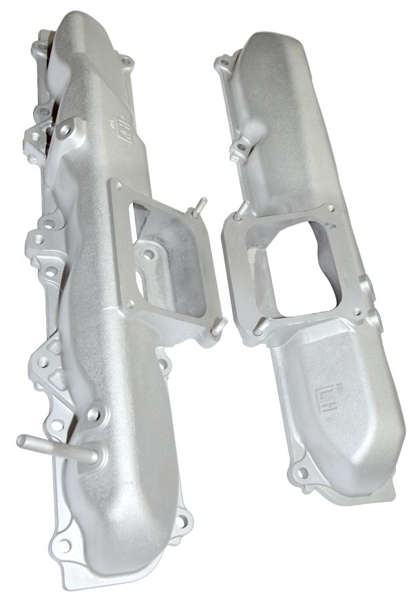 L/R Bank Manifolds GM Duramax 06-10 PPE Diesel Silver PPE Diesel 115051500