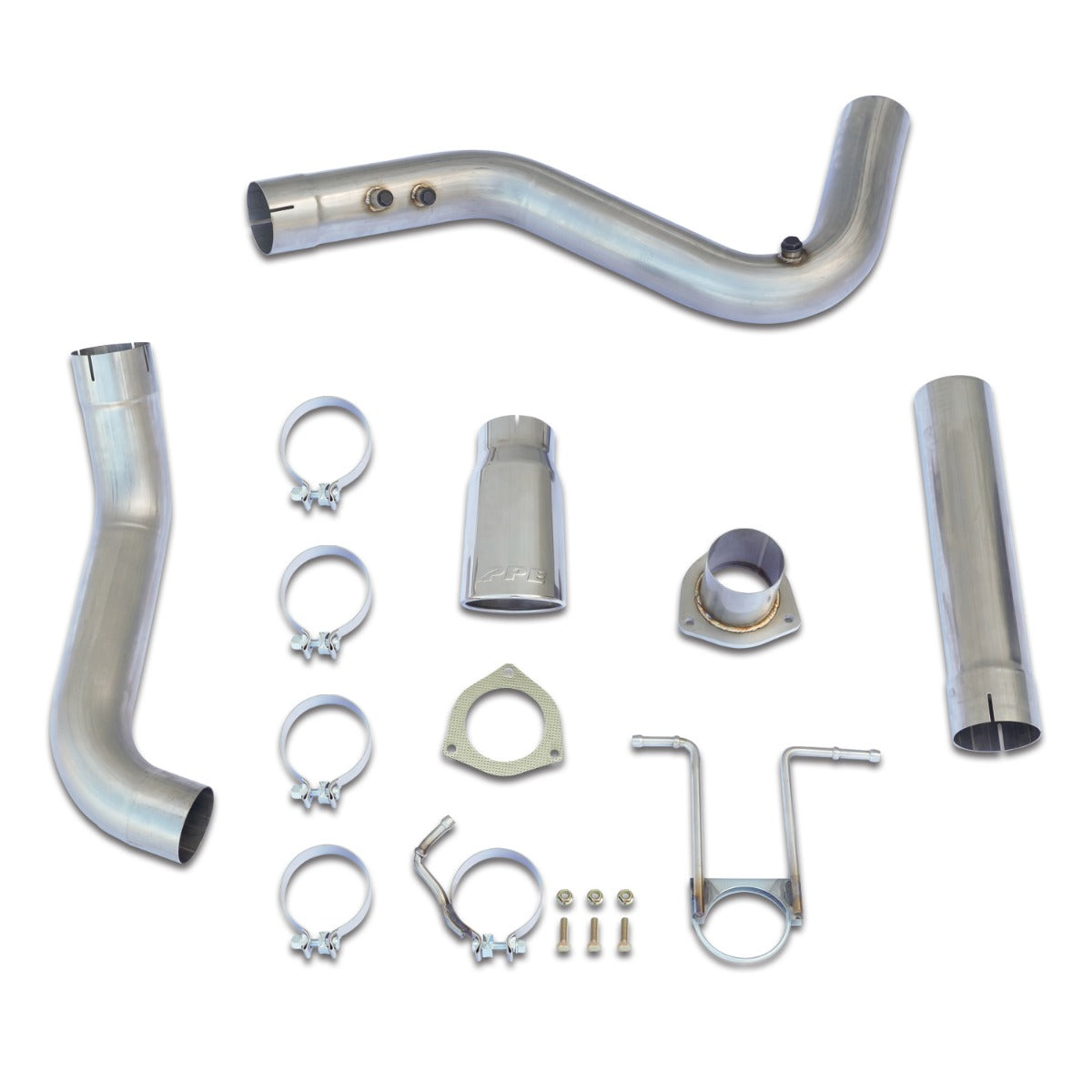 2007-2019 GM 6.6L Duramax 304 Stainless Steel Cat Back Performance Exhaust System with Polished Tip