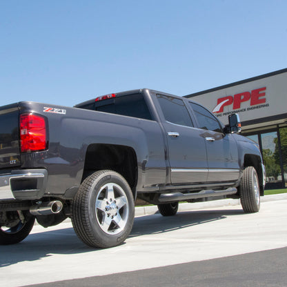 2007-2019 GM 6.6L Duramax 304 Stainless Steel Four Inch Performance Exhaust Upgrade Black