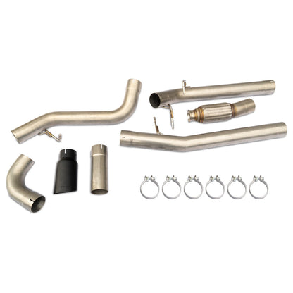 Exhaust Kit DPF-Back Single Tip 3.0L Duramax - Raw/Polish