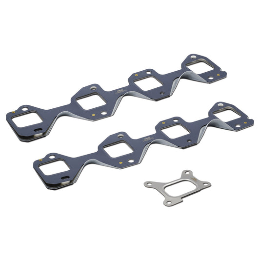 2017-2020 GM 6.6L Duramax Standard Port Stainless Steel Exhaust Manifold Gasket Set 3 pcs PPE Diesel