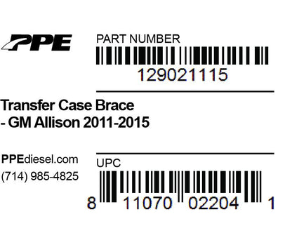 Transfer Case Brace 11+ GM Allison 1000 And 2000 Series 4X4 Transmissions PPE Diesel