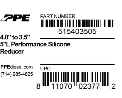 4.0 To 3.5 X 5 Inch L 6MM 5-Ply Reducer PPE Diesel