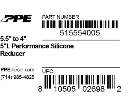 5.5 Inch To 4.0 Inch X 5.0 Inch L 6MM 5-Ply Reducer PPE Diesel