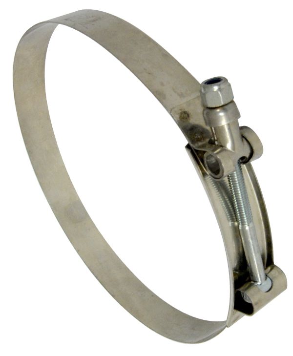 6.00 Inch T-Bolt Clamp Range 155-147MM Stainless Steel 6.0 Inch ID Use On 5.50 Inch ID Hose PPE Diesel