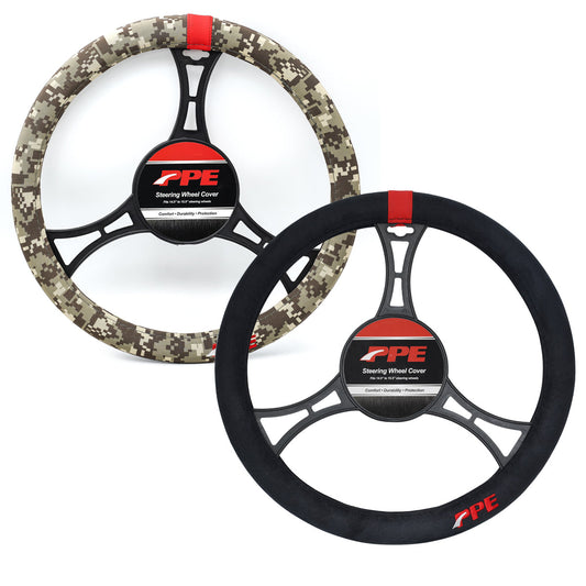 Steering Wheel Cover - Digital Camo Desert Tan Fits 15.5 in steering wheels