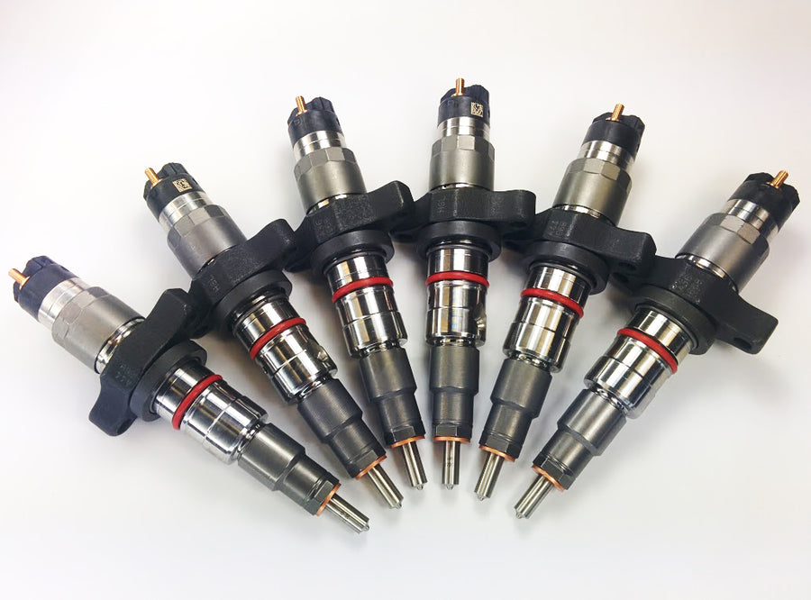 Dodge 04.5-07 Reman Injector Set 100 Percent Over 250hp Dynomite Diesel