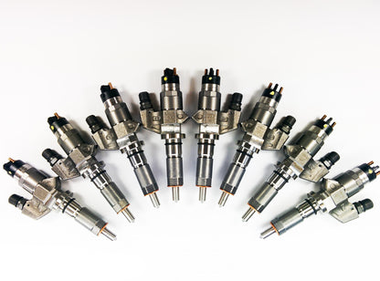 Duramax 01-04 LB7 Reman Injector Set 45 Percent Over 75hp Dynomite Diesel