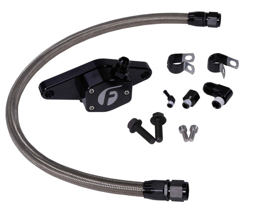 Fleece Performance Cummins Coolant Bypass Kit 12V 94-98 with Stainless Steel Braided Line