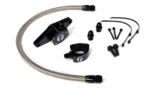 Fleece Performance Cummins Coolant Bypass Kit VP 98.5-02 with Stainless Steel Braided Line