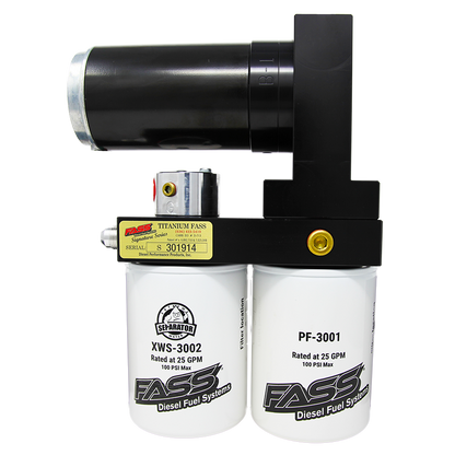 FASS TSC13180F140G Titanium Signature Series Diesel Fuel System 180F 140GPH 2017-2019